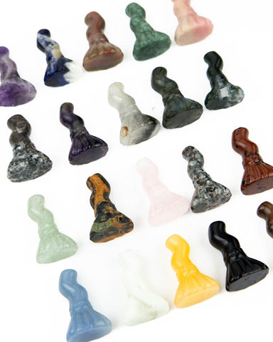 Assorted Witch Broom Carving (40mm)
