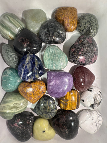 Assorted Polished Hearts (India)