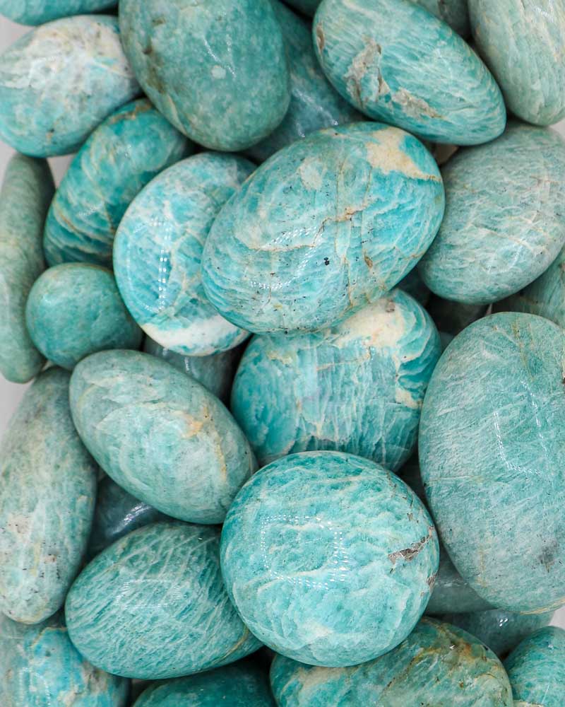 Amazonite Palm Stones