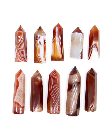 Carnelian Polished Point