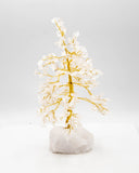 Chip Tree w/ Stone Base - Clear Quartz