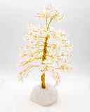Chip Tree w/ Stone Base - Clear Quartz
