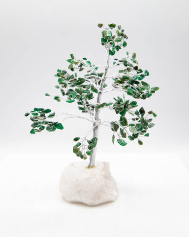 Chip Tree w/ Stone Base - Green Aventurine