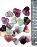 Fluorite Hearts (100g Lot)