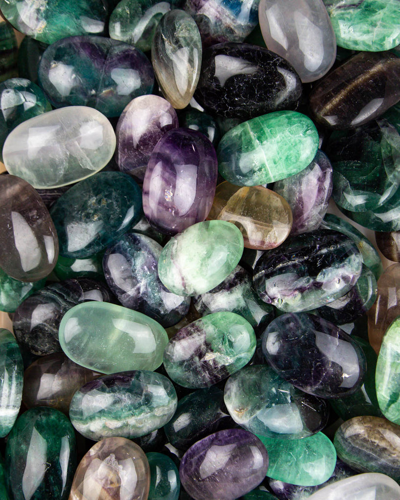 Fluorite Palm Stone