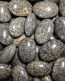 Green Dalmatian Jasper Palm Stones