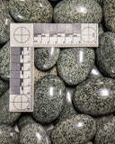 Green Dalmatian Jasper Palm Stones