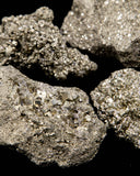 Rough Pyrite Specimens  - 4 pcs (#225142)