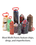 Closeout/Defective “Misfits” Polished Points