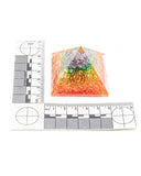 Orgonite Pyramid - Chakra (Dyed Quartz)