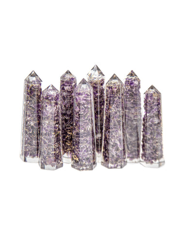 Orgonite Tower - Amethyst