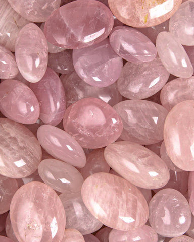 Rose Quartz Palm Stones