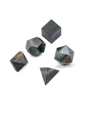 Sacred Geometry Set - Mica Aventurine (5 pcs)