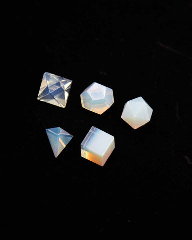Sacred Geometry Set - Opalite (5 pcs)