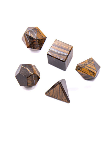 Sacred Geometry Set - Tiger's Eye