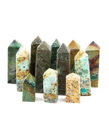 Turquoise Matrix Obelisks (2nd Quality)