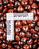30mm Heart - Mahogany Obsidian