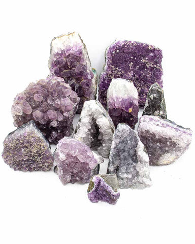 Amethyst Druzy Cut Base (Unpolished)