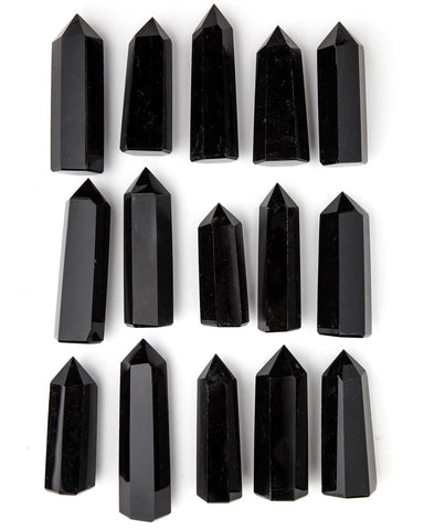 Black Obsidian Polished Point