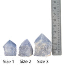 Blue Quartz Top Polished Point