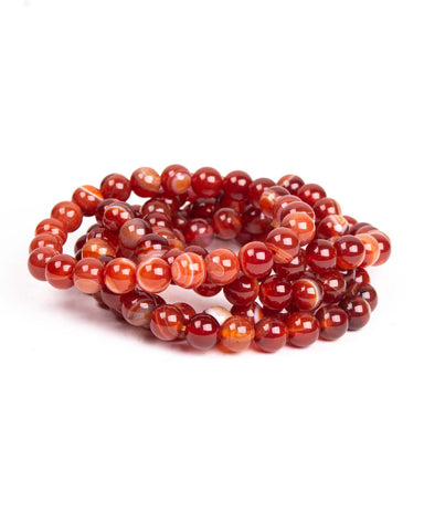 Carnelian Bracelet - 8mm