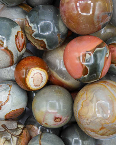 Desert Jasper Polychrome Sphere