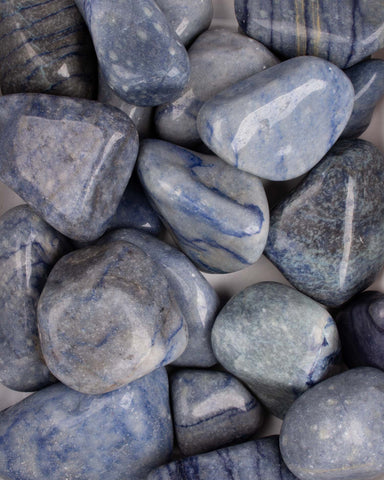 Jumbo Tumbled Blue Quartz