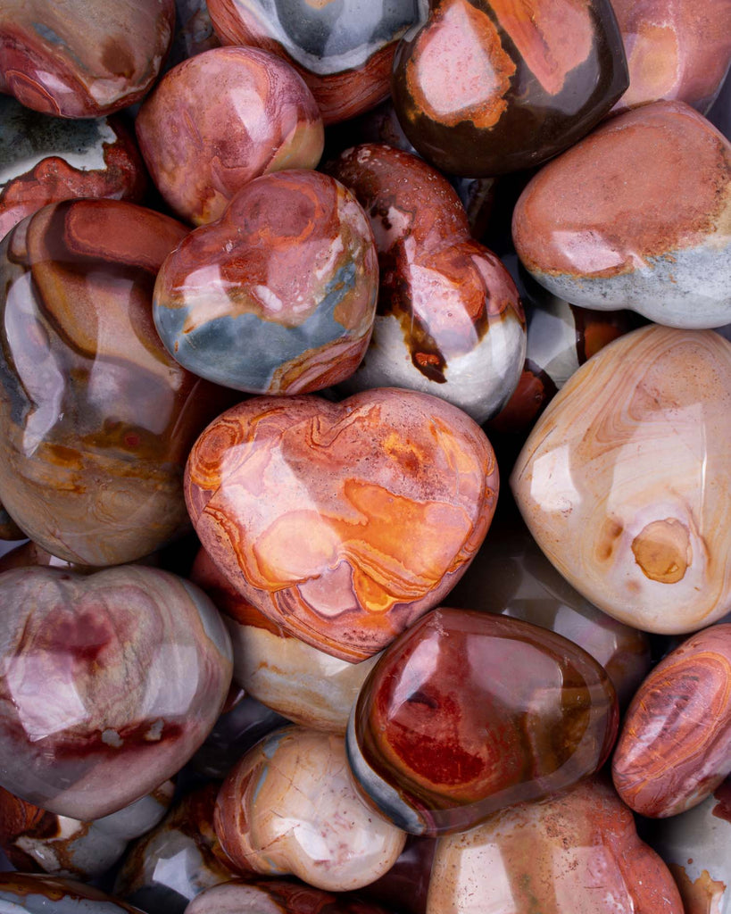 Polychrome Desert Jasper Heart (Large)
