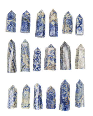 Sodalite/Sodalitic Quartz Polished Point (2nd Quality)