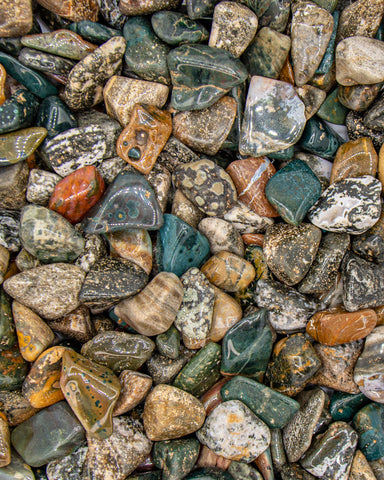Tumbled Orbicular Jasper