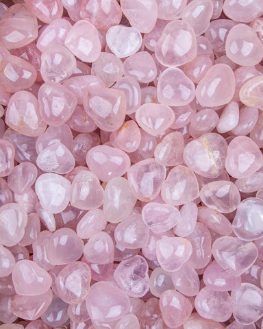 30mm Heart - Rose Quartz