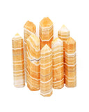 Orange Calcite Tower - Large