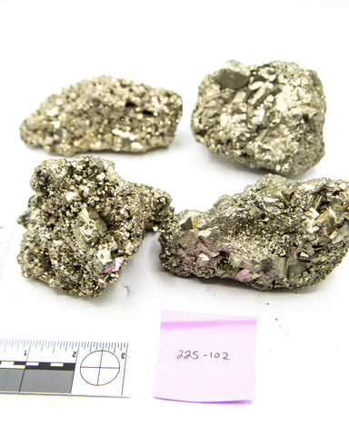 Rough Pyrite Specimens - 4 pcs / 5.84 lb (#225102)