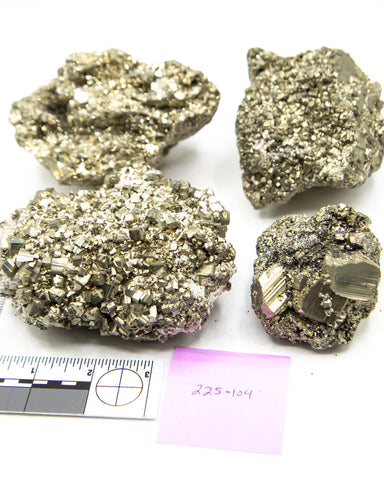 Rough Pyrite Specimens - 4 pcs / 6.43 lb (#225104)