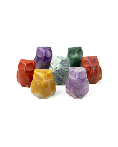 Mini Owl Carvings (25mm)