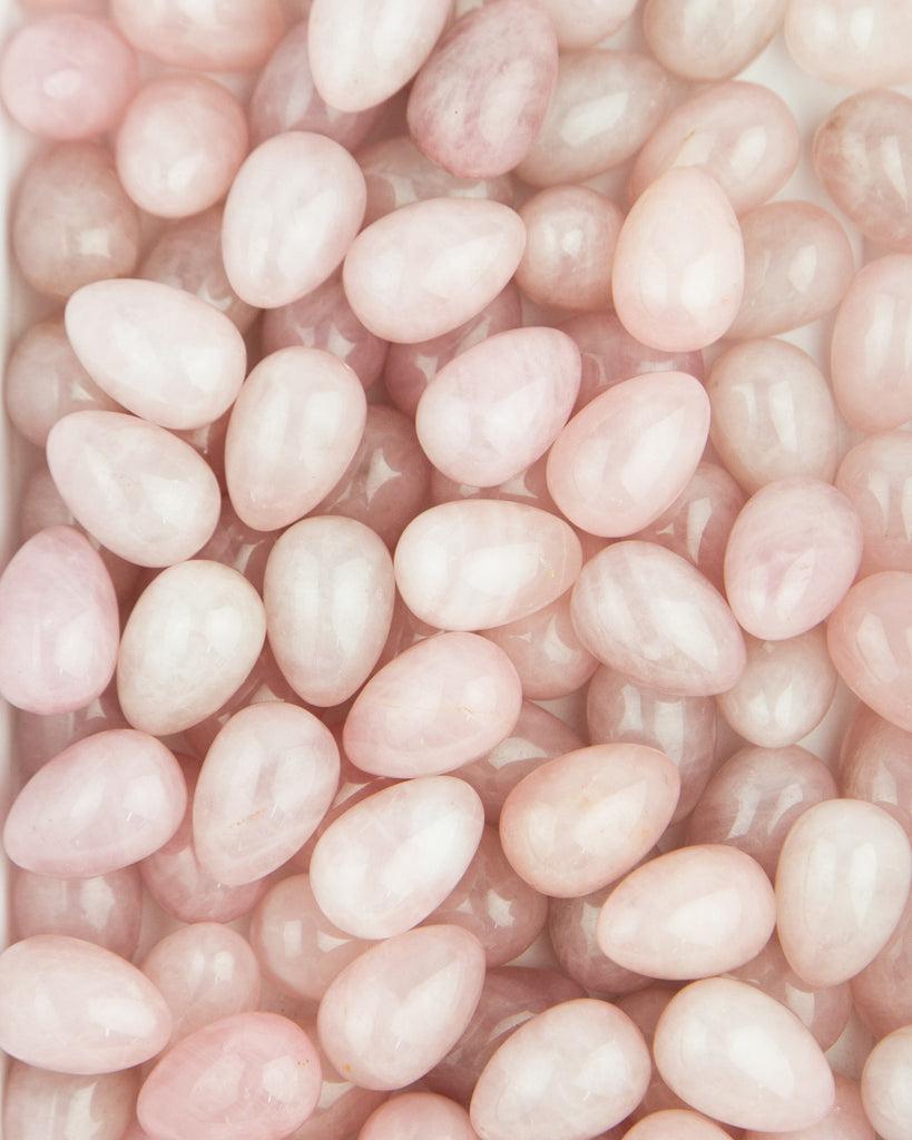 30mm Eggs - Rose Quartz