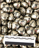 30mm Heart - Pyrite