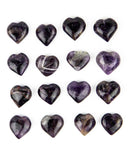 30mm Heart - Amethyst