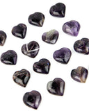 30mm Heart - Amethyst