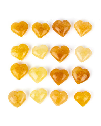 30mm Heart - Golden Healer Quartz