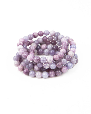 Lepidolite Bracelet - 8mm