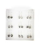 Sterling Silver Earrings - Tourmalinated Quartz