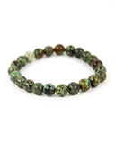 African Turquoise Jasper Bracelet - 8mm