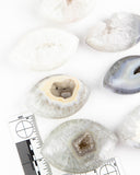 Agate Druzy Eyes - 7 pcs (#226046)