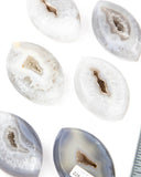 Agate Druzy Eyes - 6 pcs (#226646)