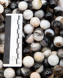 Mini Black Agate Spheres (0.5 lb lot)