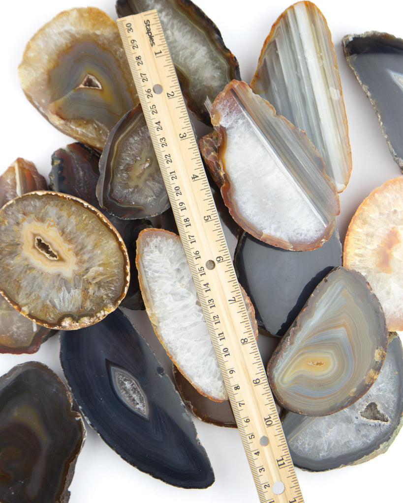 Agate Thick Slabs - 2 kg lot