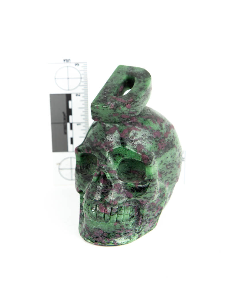 Alpha Skull "D" - Ruby Zoisite (#225459)