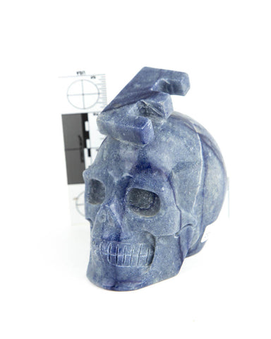 Alpha Skull "E" - Blue Quartz (#225460)