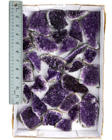 Uruguayan Amethyst Druzy - 29 pcs (#226667)